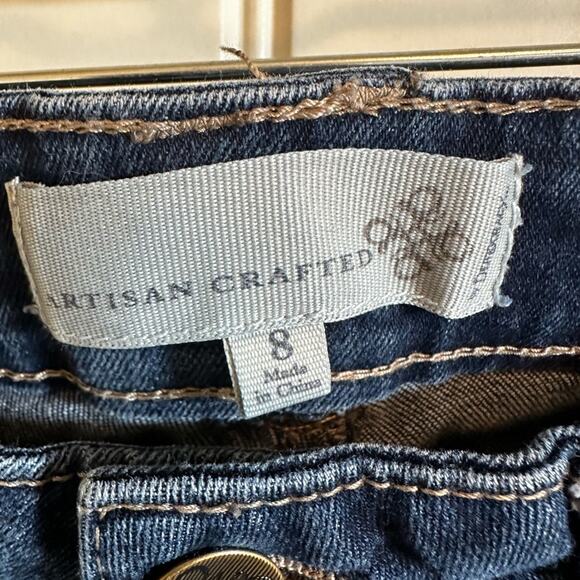 Democracy‎ artisan crafted women’s capri jeans size 8 - Picture 3 of 10